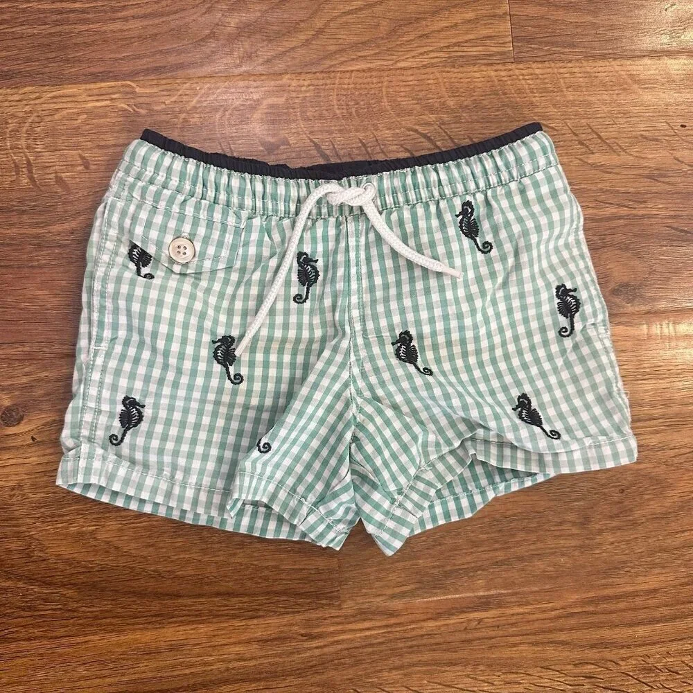 Polo Ralph Lauren seersucker swim trunks